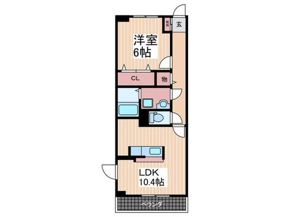 グランツ大町の物件間取画像